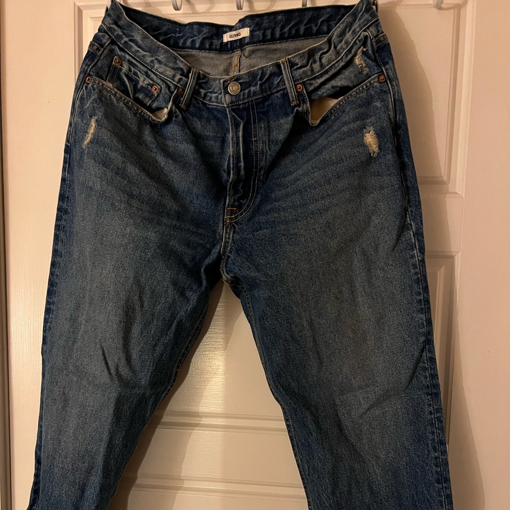 GRLFRND jeans size 31, 100% cotton, button down denim
